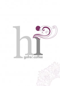 Graphic identity application for Hi Gofre&Cofee (list)