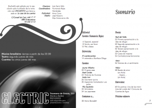 magazine layout - double page for the first issue of Siwsiwez magazine - Index